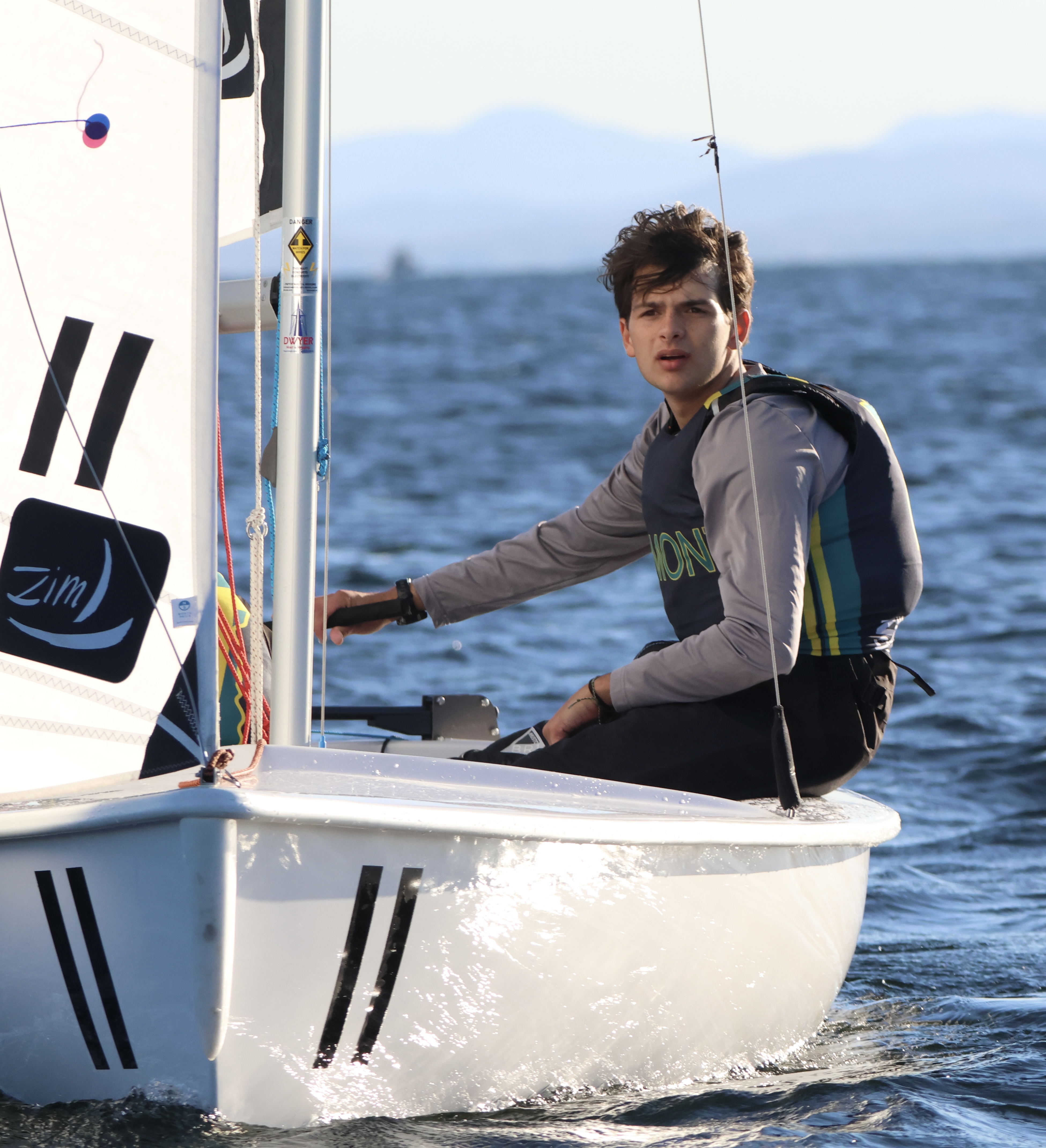 Velocity KeelWorks founder sailing in Vermont